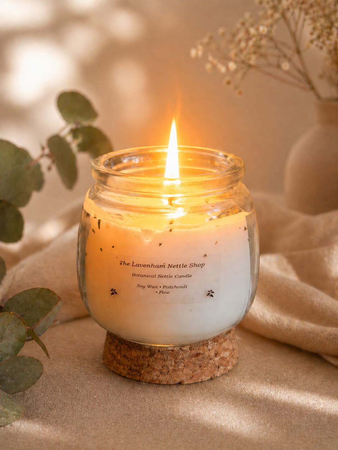 Nettle Candle infused with Essential Oils