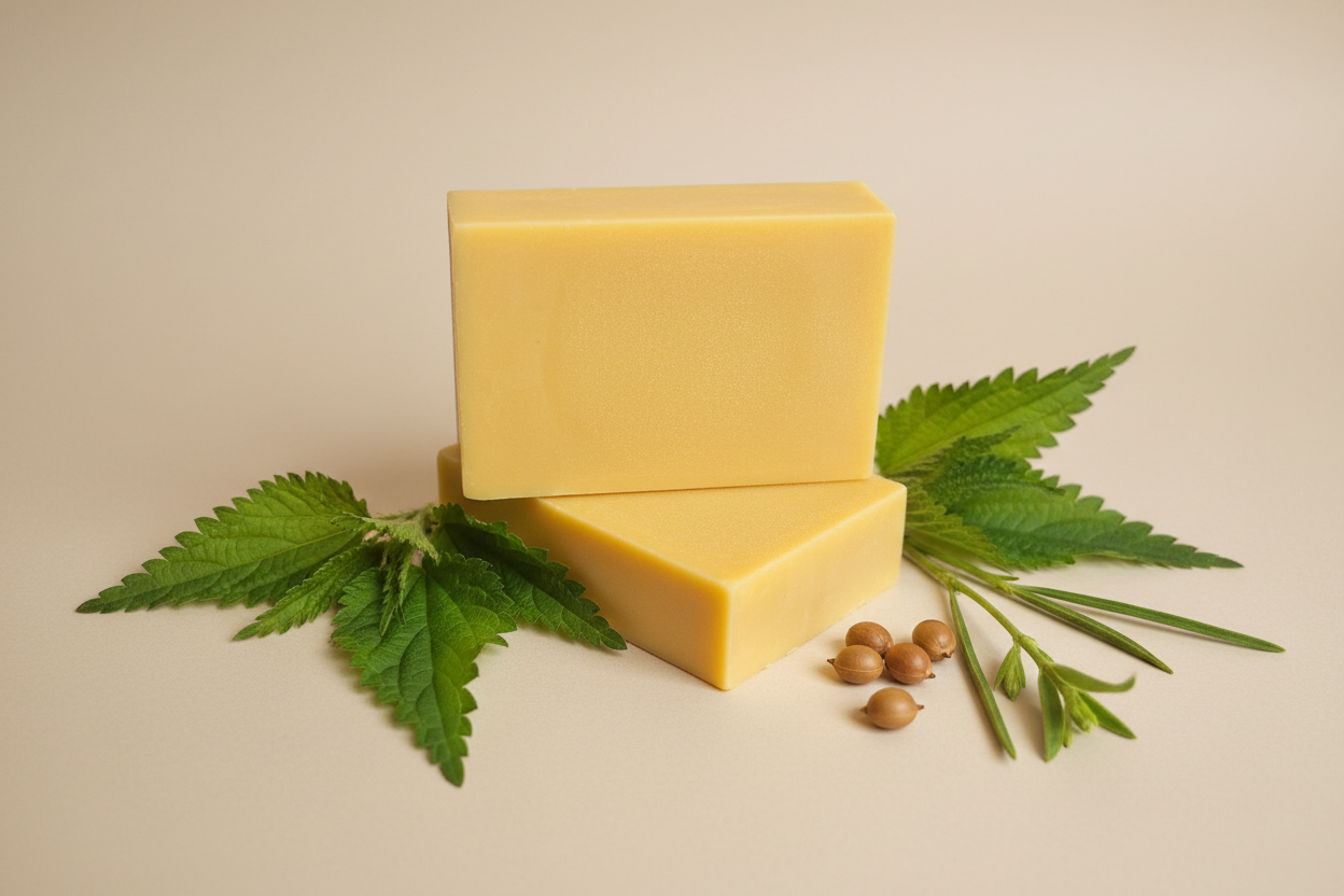 Daily Botanicals Hair Conditioner Bar - Gentle Care Formula with actual ingredients