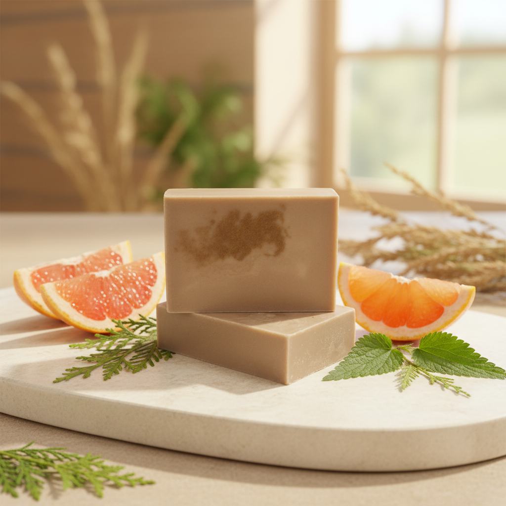 Daily Botanicals Hair Conditioner Bar with Ingredients