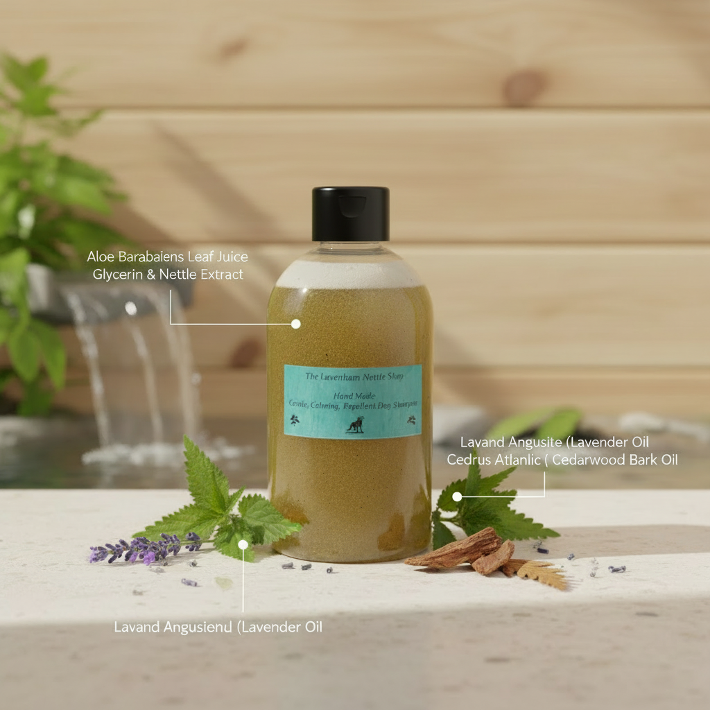 Gentle Nettle Dog Shampoo - Black Lid