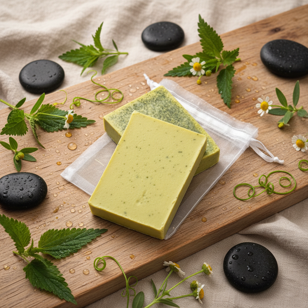 Hair Shampoo Bar with Spa Elements